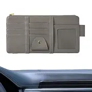 Multi-Task Car Visor Organizer, Car Visor Storage Bag - Leather Visor Organizer Pocket | Auto Interior Suspension Accessories for SUV, Car Pic