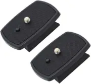 2Pcs Tripod Quick Release Plate Camera Mount Adapter Replacement for CX-444/888