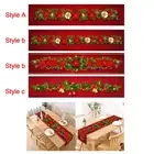Christmas Table Runner Tablecloth Red 13 x 71 inch Christmas Decoration for