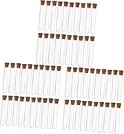 Mobestech 3sets Salt Bath Magnesium Plastic Test Tube for Sample Storage Bath Salt Storage Tubes 50pcs*3