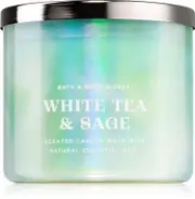 Bath & Body Works White Tea & Sage scented candle 411 g