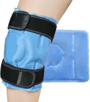Ice Pack For Knee Pain Relief, Reusable Gel Ice Wrap For Leg Injuries, Swelling, Knee Replacement Surgery, Cold Compress Therapy