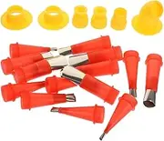 Professional Set 2 Pack Caulking Finisher Kit Grout Sealer Applicator Nozzles