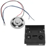 Clock Movement Replacement Kit Classic Design Wall Clock Movement with BuiltIn Speaker for Home Decor and Clock Repair 1Set Black 5.80X5.60X2.00CM
