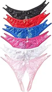 [Generic] Womens Sexy G-String Lace Thongs Panties Underwear Low Rise T-Back Underpants