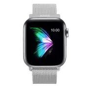 Friendie Melbourne Collection Milanese Mesh Band for Apple Watch (Silver) [Small]