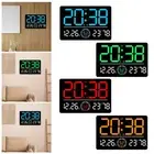 Digital Wall Clock Versatile Temperature Display for Bedroom Home Office