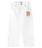 [Moschino Kids] Moschino Kids Teddy Bear jeans Y 14 white
