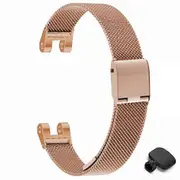 For Garmin Lily Metal Watch Strap Milanese Mesh Wrist Band Replacement with Tool Multicolor Style B