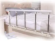 Seniors Bed Safety Rail Home Assist Folding Handicap Rails,Adjustable Support Handle Collapsible Half Handicap Railings Portable Adjustable Rails,120 * 40cm/47.24 * 15.74in