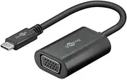 Goobay USB-C- VGA Adapter, 0.2 m, Black
