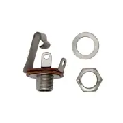 5x 6.35mm (1/4inch) Female Stereo Socket Panel Mount Jacks Mic Connector Adapter