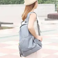 在飛比找松果購物優惠-E.City_韓版旅行手提可攜式折疊雙肩後背包 (2折)