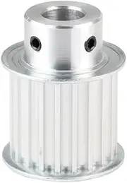 1pcs 5M-20T Timing Pulley Bore 6/6.35/8/10/12/12.7/14/15/16/17 Mm Belt Pulley Slot Width 16/21 Mm for Width 15/20 Mm 5M-Timing Belt(15 mm,for Belt 15 mm)