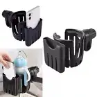 Baby Stroller Cup Holder Pram Bottle Drink Water Coffee Bike Bag Universal Black