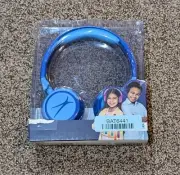 Altec Lansing 2-in-1 Kid Safe Wireless & Wired Headphones ~ Bluetooth ~ BLUE