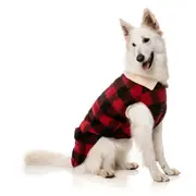 Fuzzyard Red Lumberjack Dog Jacket
