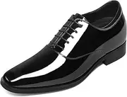[CHAMARIPA] Men's Elevator Calf Leather Oxford Lace-Up Shoes - 7.5 cm Higher