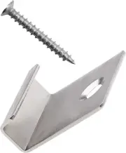 50 STAINLESS STEEL EDGE U CLIP STARTER CLIPS & SCREWS Composite Deck Fixings WPC