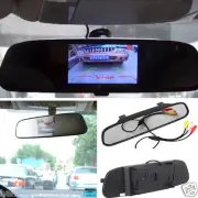 Car Auto Reverse Parking Rearview Mirror 4.3" Color Digital LCD Display Monitor
