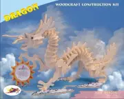 3d wood Dragon Calender