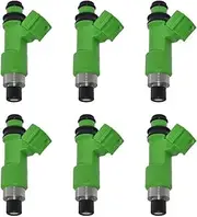for Subaru for Tribeca 2008 2009 2010 2011 2012 2013 2014 16611-Aa740 6Pcs Car Fuel Injection Nozzle Fuel Injectors