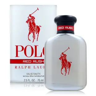 [即期優惠 RALPH LAUREN POLO RED RUSH 紅色狂熱馬球淡香水 EDT 75ML 效期到2023.11