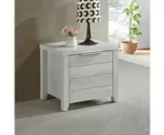 Cielo Bedside Table White Ash