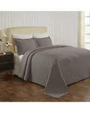 Superior Cascade Cotton Jacquard Matelasse Bedspread Set
