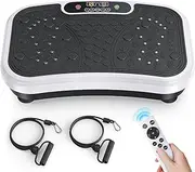 Whole Body Vibration Plate Exercise Machine Vibrating Plate Shaking with Weight 330lbs,Shake Plate Exercise Machine Power Plate Vibration Platform for Fitness Equipment Workout