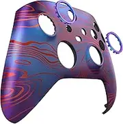 eXtremeRate ASR Version Custom Shell for Xbox Core Wireless Controller - Anti Sticks Rubbing Rings - Replacement Accessories Front Cover Faceplate for Xbox Series X & S Controller - Damascuscamo