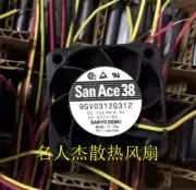 1pcs Sanyo 9GV0312G312 DC12V 0.4A 38x28mm 3-wire Cooling Fan
