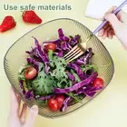 Fruit Tray Round Corner Easy to Clean Stripes Pattern Food Fruit Tray Sturdy