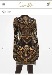 camilla Duomo dynasty Cut Out Shoulder Dress