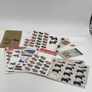 Vintage Retro 80’s Gibson Sticker Sheets - Scotty Dogs Large Lot All in Photos!