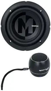 Memphis Audio PRX624 6.5" Car Subwoofer 300 Watt Sub+Portable Bluetooth Speaker