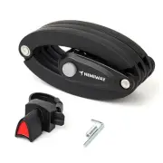 Bike Lock Foldable Lock with Taillight Heavy-Duty Anti-Theft 850mm Folding