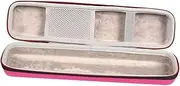 MUCKLILY Travel Case for Hair Styling Tools Fashionable Storage Bag for Curling Iron and Straightener Chic Organizer for Hair Tools Compact and Versatile Design