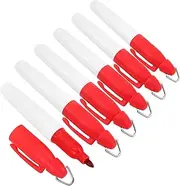 Alasum Accurate Golf Ball Marking Pens 6 Pc Oil-Based Ink Pens Keychain Lines Quick Dry Essential for Golf Practice