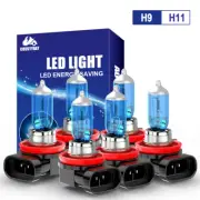 Para For Kia Forte 2010-2016 Halogen Luces altas/bajas + bombillas antiniebla