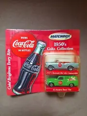 Coca-Cola matchbox 1950s coke collection Chevrolet Bel Air Convertible Panel Van
