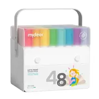 在飛比找momo購物網優惠-【MiDeer】可洗彩色筆(48色)