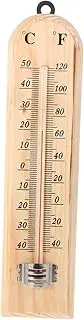 MAGICLULU Wine Cellar Thermometer Measurement Table Indicator Device Portable Tester General Tester Portable Indicator Meson Gasket Wine Cellar Indicator Indoor Indicator Light Brown Wooden