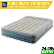 Bed Mattress Auto Inflatable Travel Or Fold out Guest Intex 152x203x30cm
