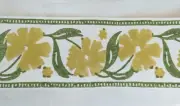 Schumacher Adra Hand Blocked Tape Yellow & Green Trim 59"