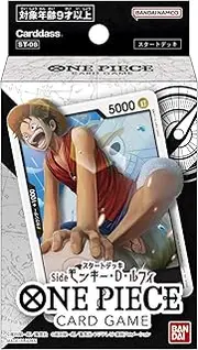BANDAI NAMCO Entertainment ONE Piece Card Game Start Deck Side Monkey D Luffy [ST-8] Japanese, Black
