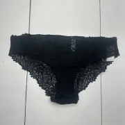 Old Navy Black Lace Briefs Womens Size XL