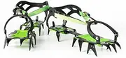 BRS-S1 Pair of 14 Tooth Outdoor Crampons Ski Ice Glacier Cleats Traction Anti Slip Traction Device for Walking Hiking Mountaineering Trekking