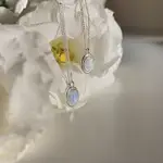 RUGOSA正韓· 純銀蛋白石項鍊 OPAL NECKLACE