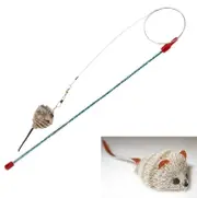 Da Bird Cat Catcher Cat Teaser - Wand with Replaceable Mouse on a Wire